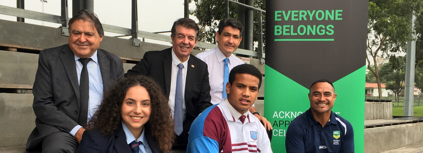 Top (left to right) Tony Issa, Ray Williams and Geoff Lee. Bottom: Christina Tabone, Kenneth Tuala and Joe Galuvao. 