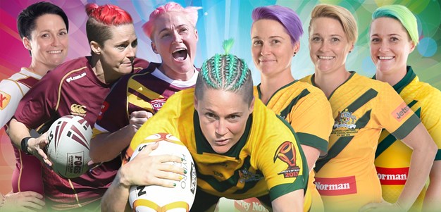 Maroons winger Chelsea Baker colours her world