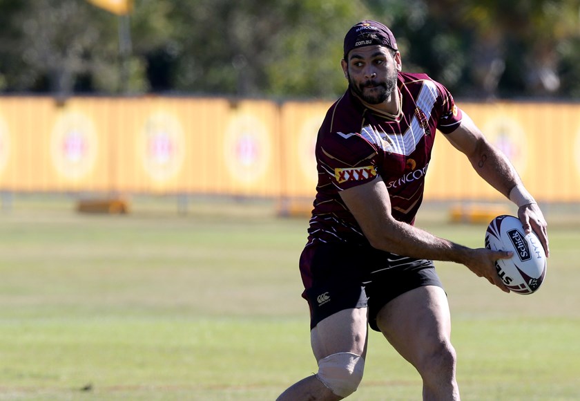 Queensland captain Greg Inglis.