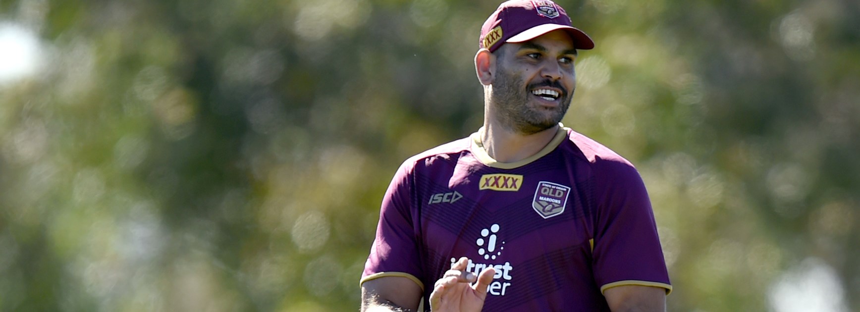 Maroons captain Greg Inglis.